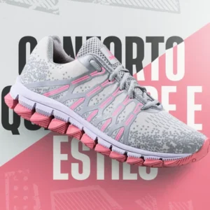 Tênis Feminino Olimpk Conforto Premium Academia Caminhada