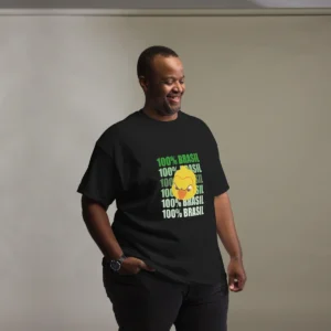 Camisa Masculina Plus Size 100% Brasil Canarinho