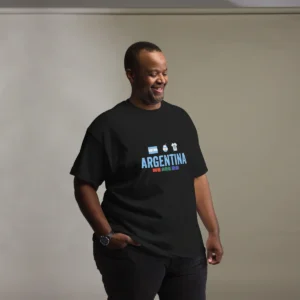 Camiseta Masculina Plus Size Argentina We Are 26