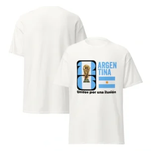 Camiseta Masculina Argentina Unidas por Una Ilusión
