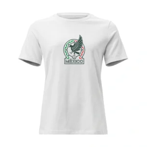 Camisa Feminina Baby Look Escudo México