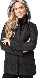 Sobretudo Jaqueta Feminina Com Capuz Removível Frio Inverno Viagem Europa Gramado