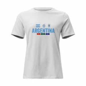 Camisa Feminina Baby Look Argentina We Are 26
