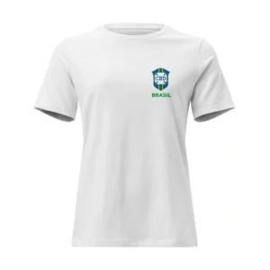 Camisa Feminina Baby Look Seleção Brasileira 1958