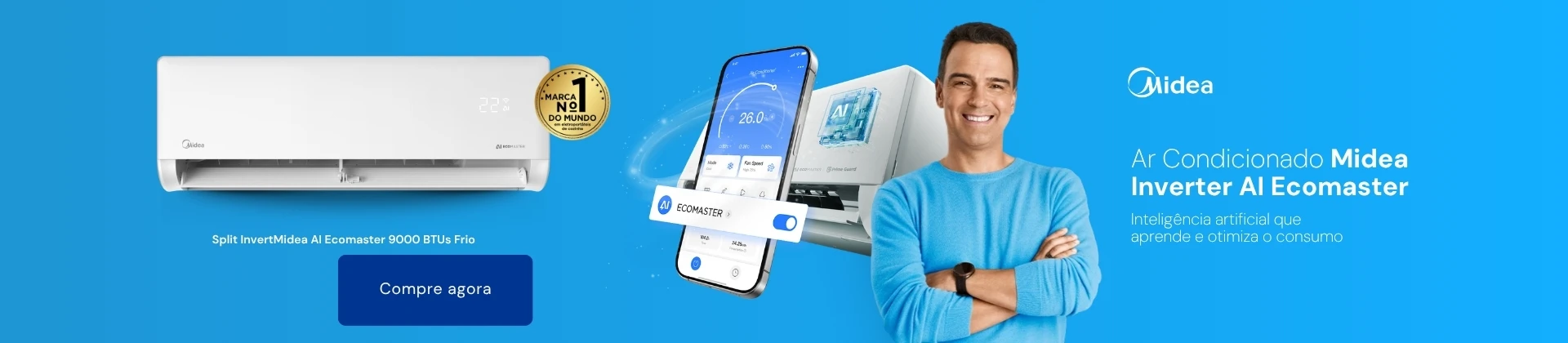 eletroeletrônicos ar condicionado split