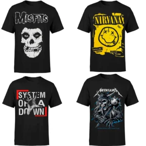 Camiseta Banda De Rock