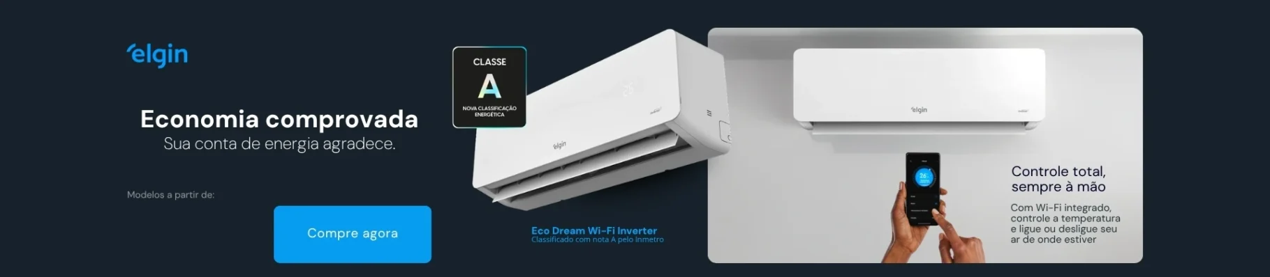 eletroeletrônicos ar condicionado split