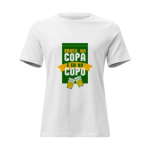 Camisa Feminina Baby Look Brasil Varias Estampas IV