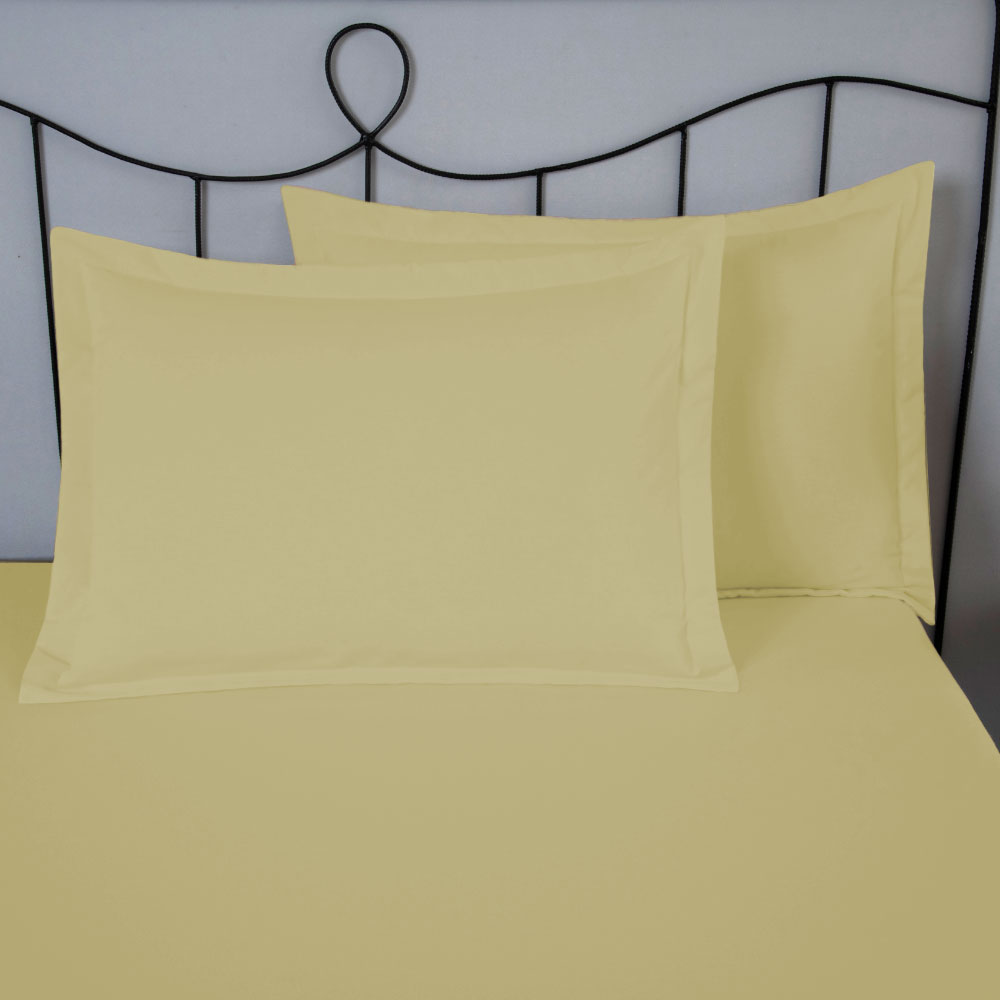 Porta Travesseiro Dia a Dia: Praticidade e Conforto para a sua Cama amarelo