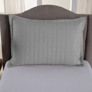 Porta Travesseiro Matelado Copacabana cinza