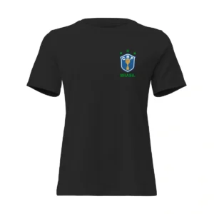 Camisa Feminina Baby Look Seleção Brasileira 1985