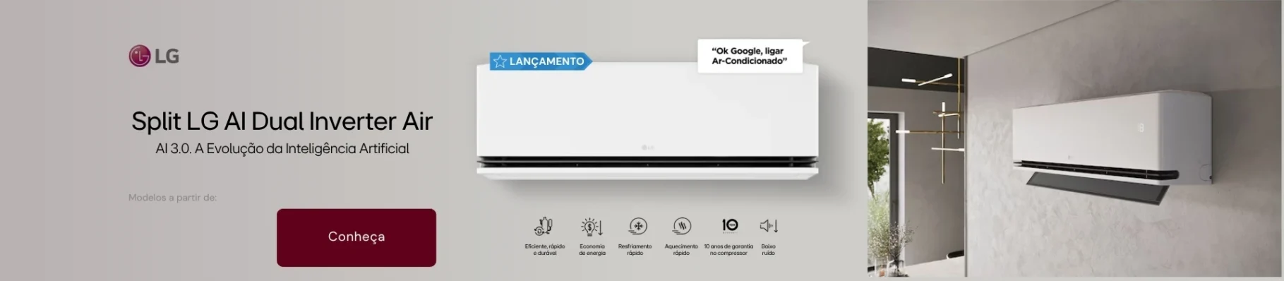 eletroeletrônicos ar condicionado split