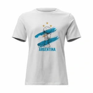 Camisa Feminina Baby Look Taça Argentina