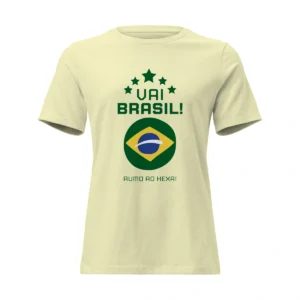 Camisa Feminina Baby Look Brasil Varias Estampas III