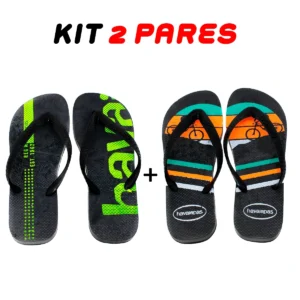 Kit 2 Chinelos Masculino Havaianas Variados