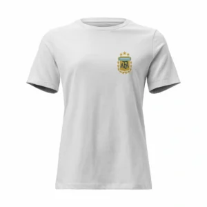 Camisa Feminina Baby Look Escudo Argentina