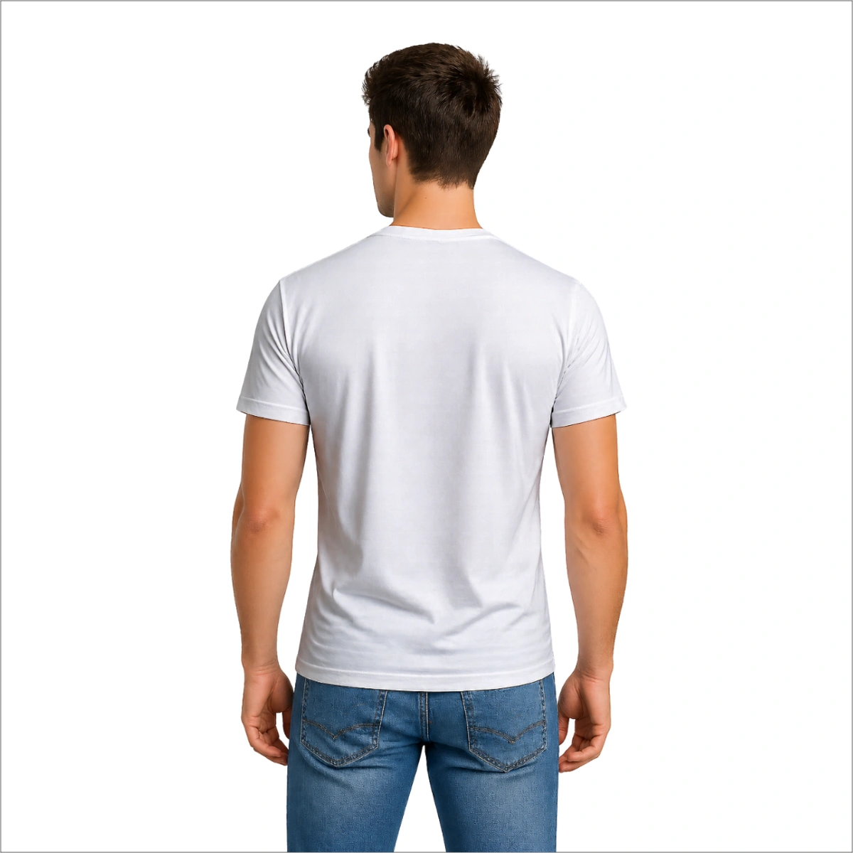 Camiseta Masculina Dia dos Namorados Metade Você Hackeou Meu Coração - Imagem 5