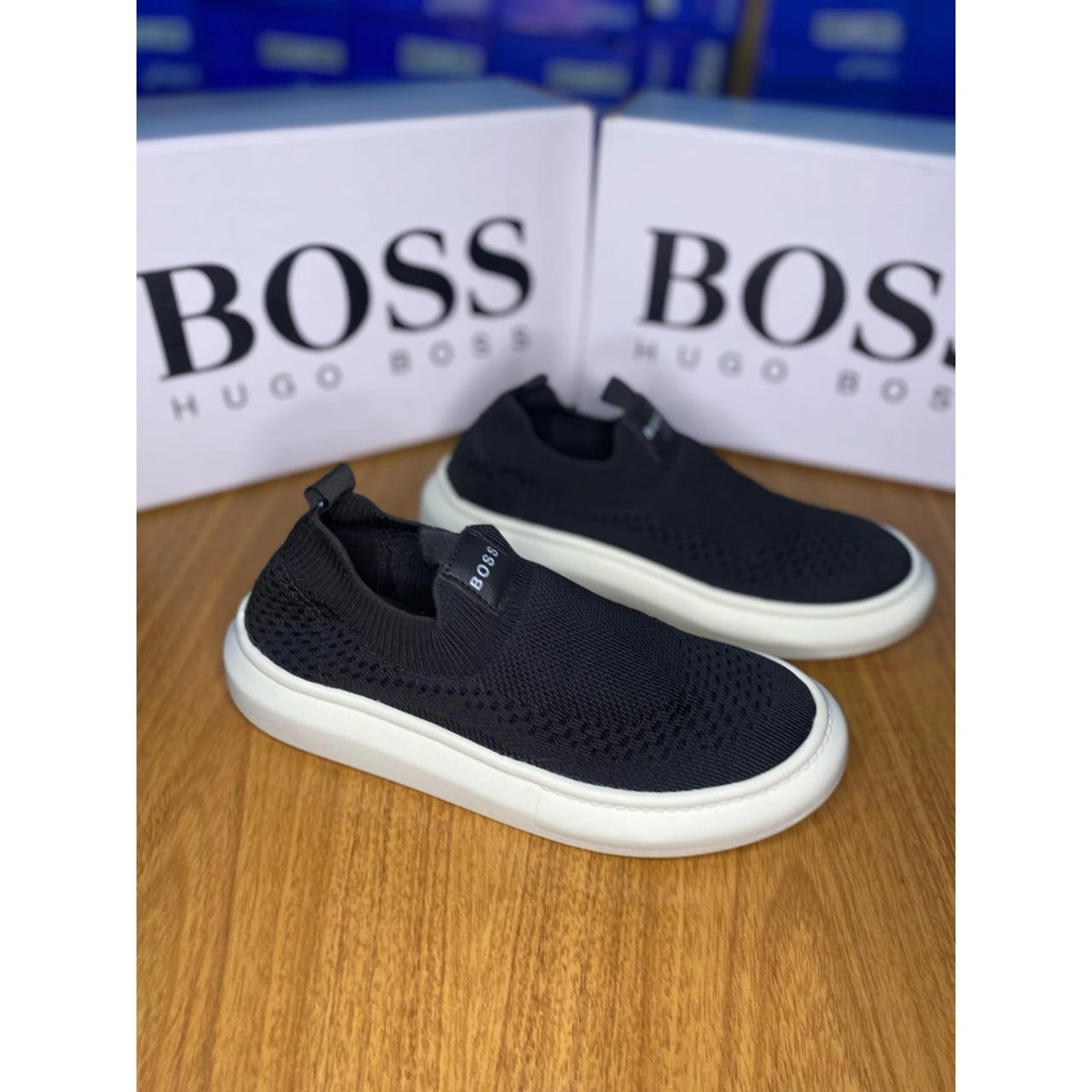 Tênis Masculino Hugo Boss Knit - Imagem 14