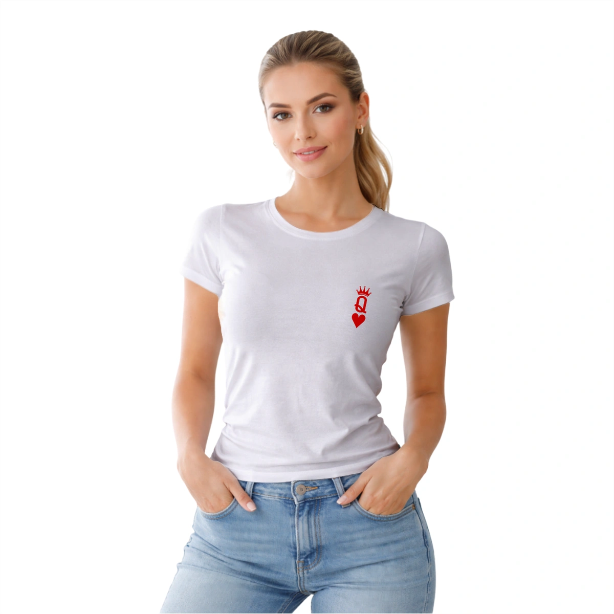 Camisa Feminina Baby Look Dia dos Namorados Queen - Imagem 11