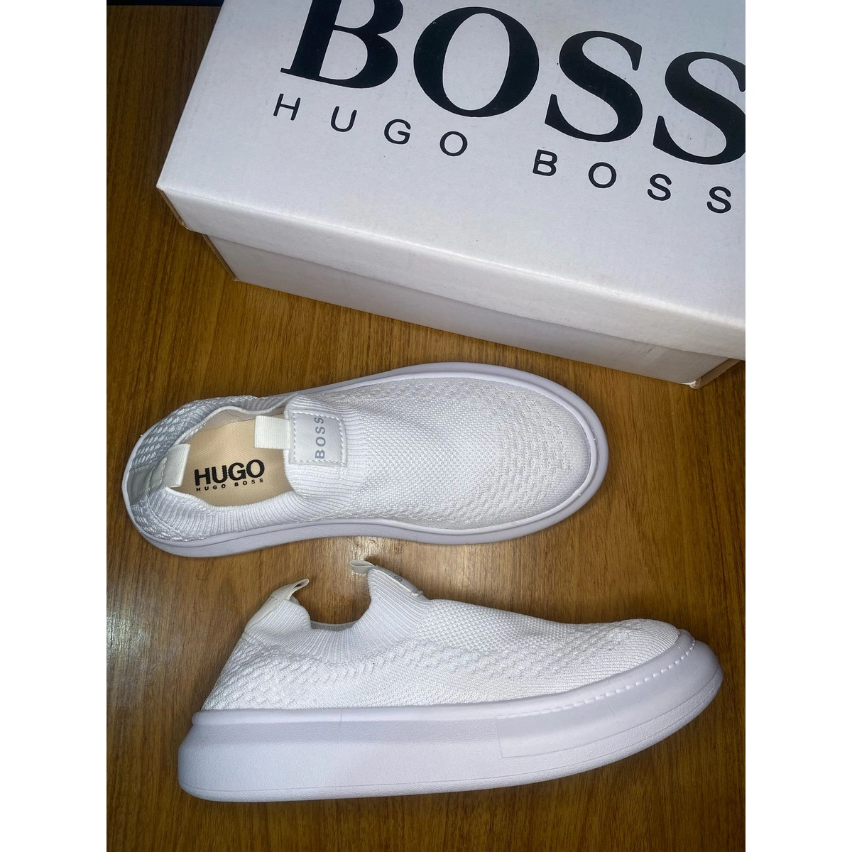 Tênis Masculino Hugo Boss Knit - Imagem 7