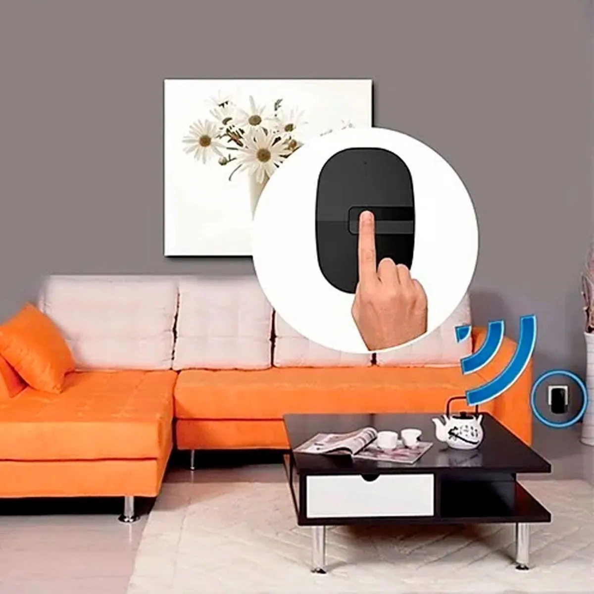 Campainha Digital Sem Fio Agl 100 Mts - Imagem 3