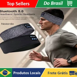 Faixa Fone Ouvido Blootouth Esportes Dormir Bandana Treino - Neverdie Store