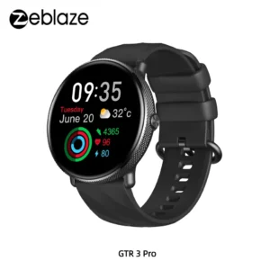 Smartwatch Zeblaze GTR 3 Pro: Tela AMOLED 1.43", Faz Chamadas e Corpo em Aço Premium