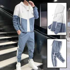 Conjunto Agasalho Masculino Esportivo Moletom Com Capuz