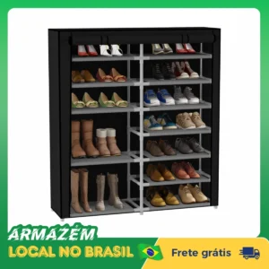 Guarda-Roupa Portátil Multiuso com Sapateira | Neverdie Store