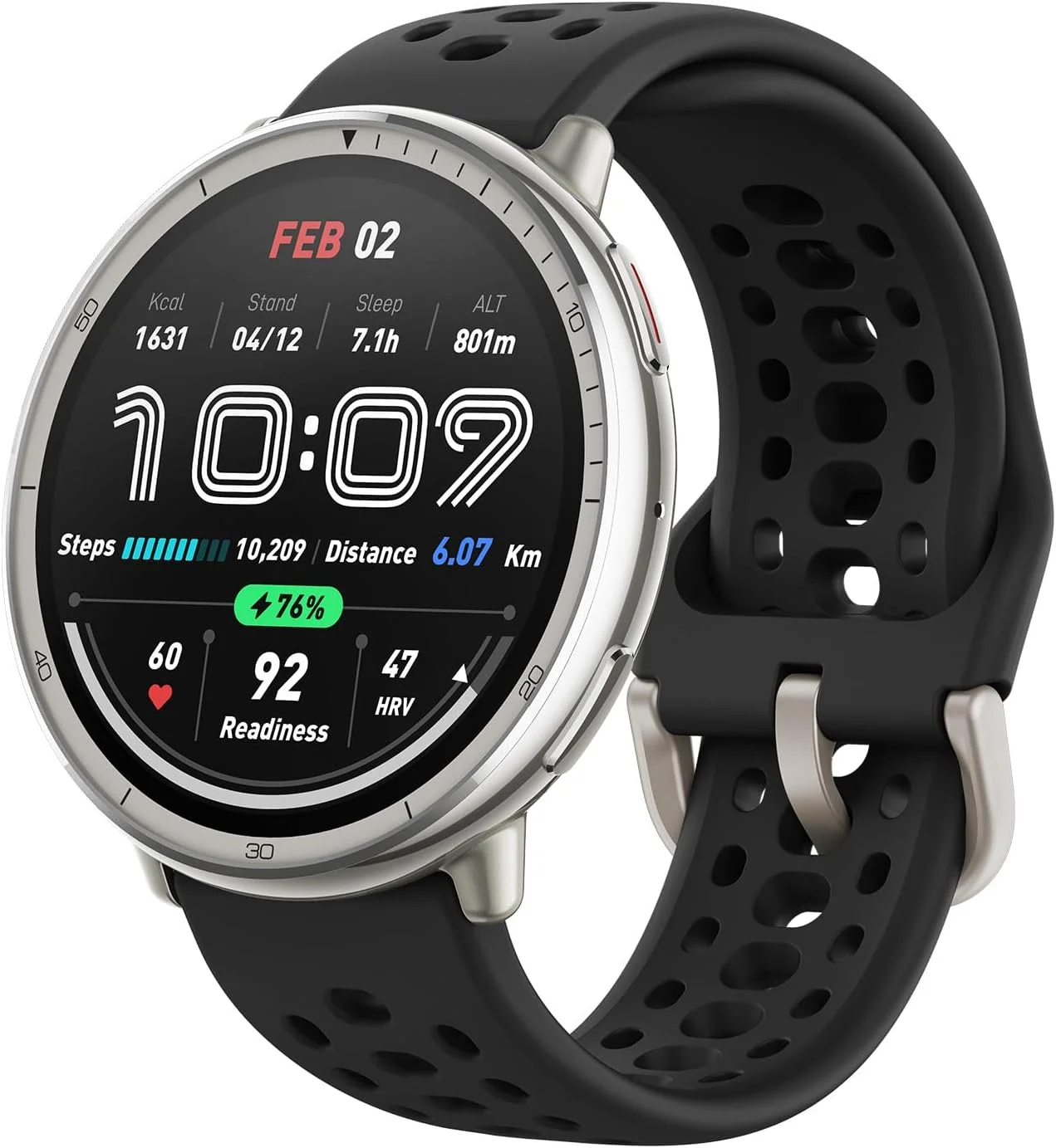 Relógio inteligente Amazfit Active 2 Relógio Inteligente 44mm GPS Com Mapas Tela Amoled Faz Chamadas Original Lacrado - Imagem 3