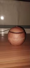 Mini Umidificador de Ar e Aromatizador de Ambientes Tipo Madeira Bola photo review