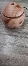 Mini Umidificador de Ar e Aromatizador de Ambientes Tipo Madeira Bola photo review