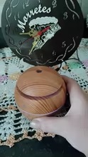 Mini Umidificador de Ar e Aromatizador de Ambientes Tipo Madeira Bola photo review