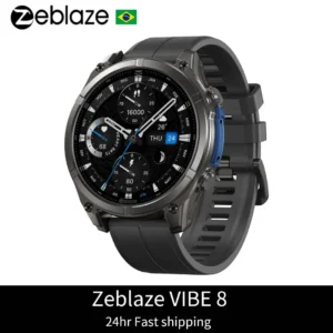 Relógio Inteligente Zeblaze Vibe 8 AMOLED Lanterna Cardíaco