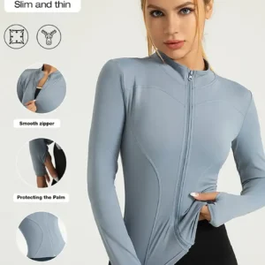 Casaco Fitness Feminino Termico Corrida Academia Modelador