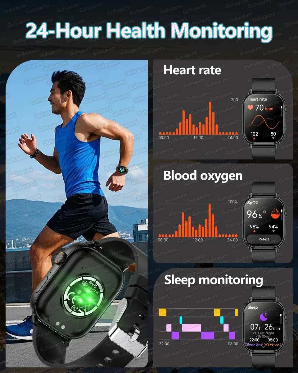 Smartwatch GPS Bateria Longa Tela Amoled Android iOS 2026 - Image 6