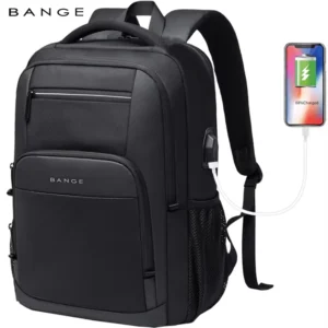 Mochila Antifurto Impermeável Bange BG-1921 – Com Entrada USB e Compartimento para Notebook 15.6
