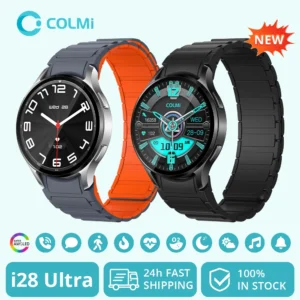 COLMI i28 Ultra AI Smartwatch AMOLED Display, AI Da-GPT integrado, oração muçulmana, relógio de chamada Bluetooth, smartwatch para homens e mulheres
