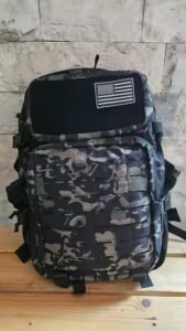 Mochila tática 25l/45l para homens e mulheres, bolsa de sobrevivência ao ar livre, pequena mochila escolar hking com suporte para garrafa photo review