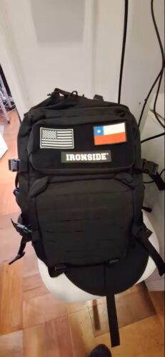 Mochila tática 25l/45l para homens e mulheres, bolsa de sobrevivência ao ar livre, pequena mochila escolar hking com suporte para garrafa photo review