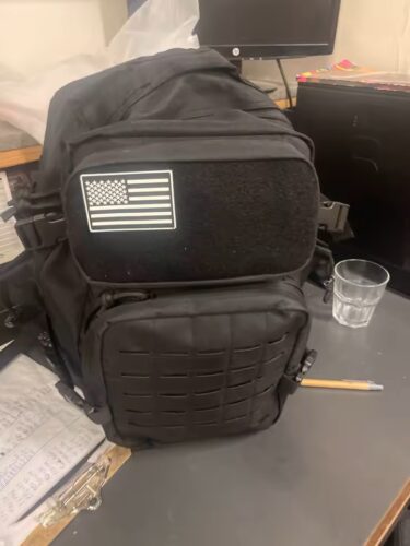 Mochila tática 25l/45l para homens e mulheres, bolsa de sobrevivência ao ar livre, pequena mochila escolar hking com suporte para garrafa photo review