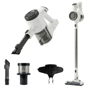 Aspirador de Pó Vertical Portátil Sem Fio, 2 em 1 a Bateria, Luz LED Frontal, Escova Rotativa, Função de Aspirar e Escovar, Capacidade de 950 ml, Bivolt