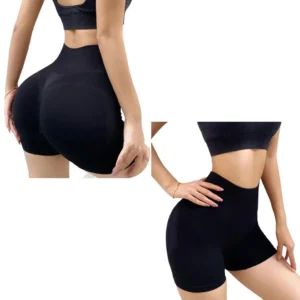 Short Yoga Cintura Alta Confortavel Elastico Modelador Design Respirável para Academia e Pratica