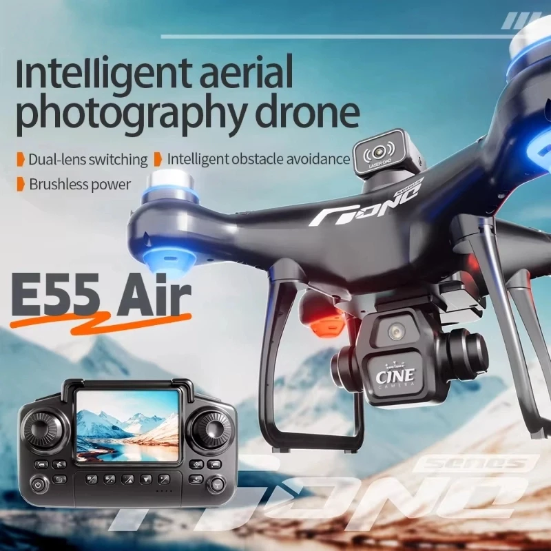 Drone Mini ZFR E55 GPS Motor Brushless Camera 8K