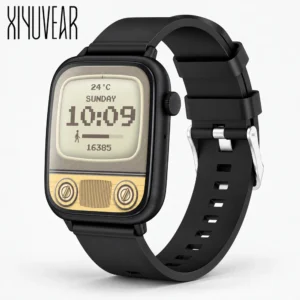 Smartwatch X12 com Tela Touch de 1,83", Modos Esportivos, Previsão do Tempo e Notificações de Chamadas/Mensagens – Presente para Homens e Mulheres