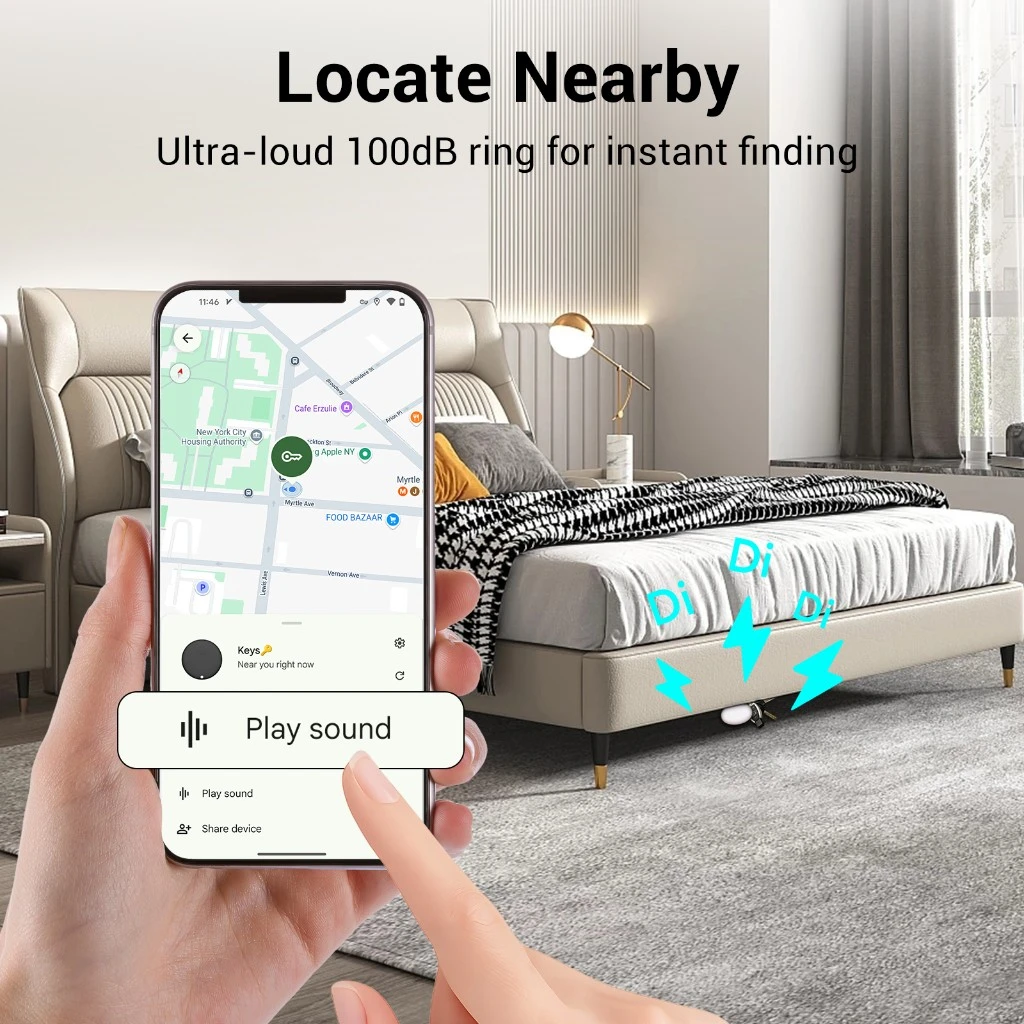 Localizador de Chaves e Malas Loshall F08 Bluetooth p/ Android - Imagem 3