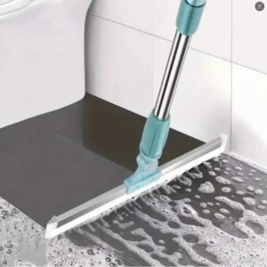 Rodo Mágico De Silicone Banheiro Limpa Vidros E Piso 2 Em 1