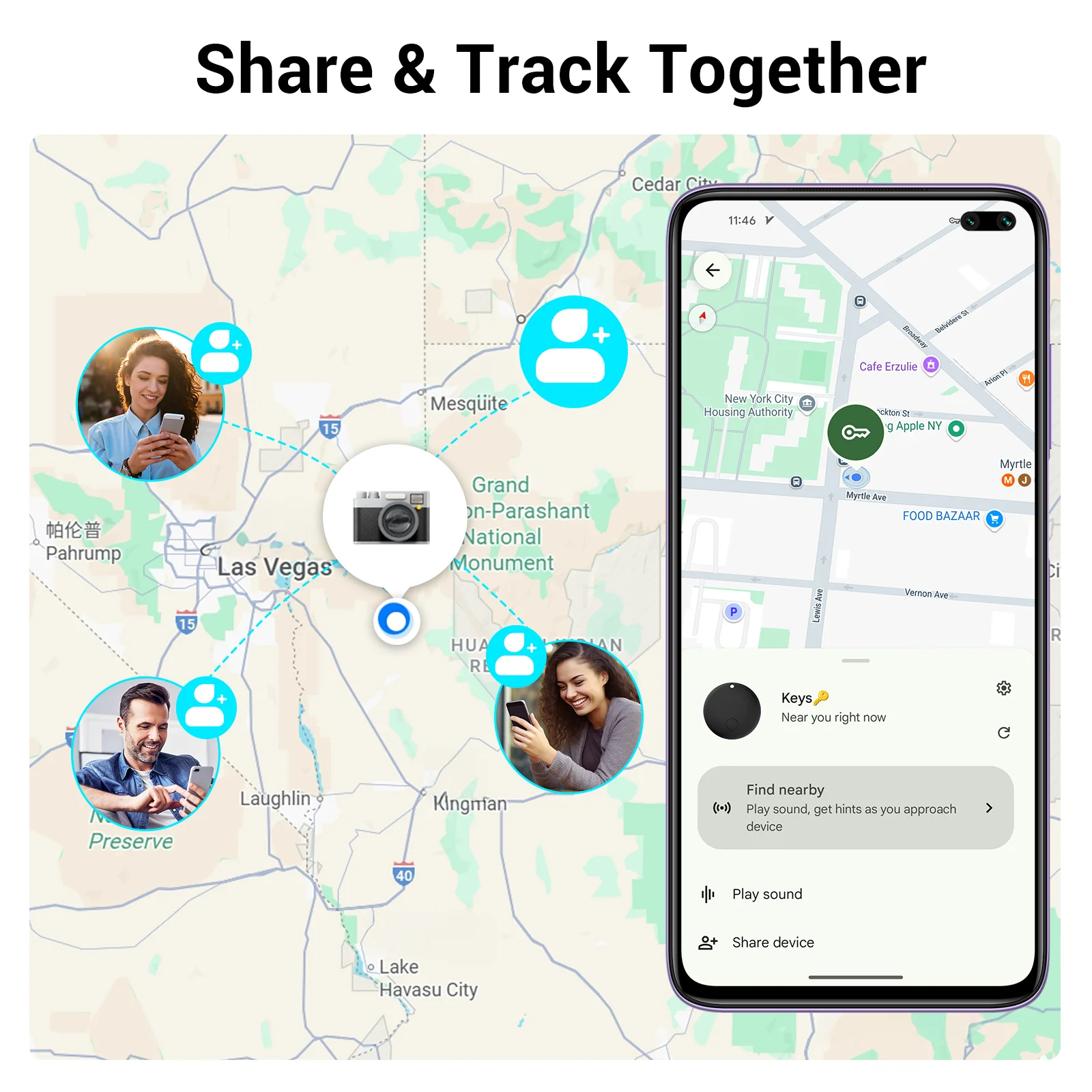 Localizador de Chaves e Malas Loshall F08 Bluetooth p/ Android - Imagem 5