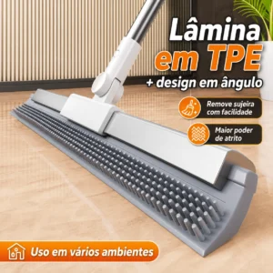 Vassoura Mágica Multifuncional Rodo De Silicone Tira Pelos Pet