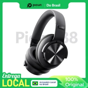 Picun B8 Bluetooth Headphones 120H Playtime Headset Wireless Bluetooth 3EQ Mode Low Latency Hands-Free Calls Over Ear Headphones